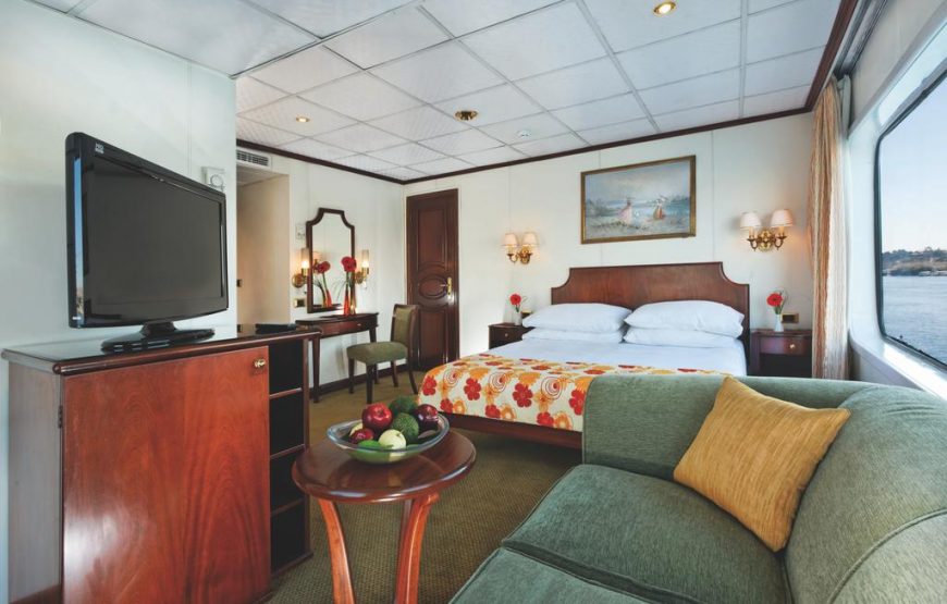 Nile Cruise program, Aswan to Luxor, 3 nights, 4 days, 5 stars deluxe